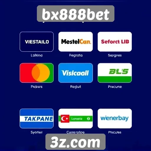 Métodos de pagamento disponíveis no bx888bet